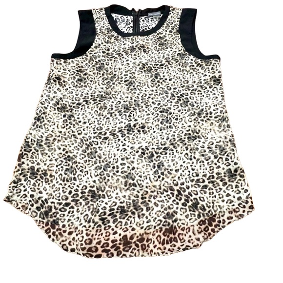 Vince Camuto Leopard Print Sleeveless Blouse/S - Picture 1 of 7
